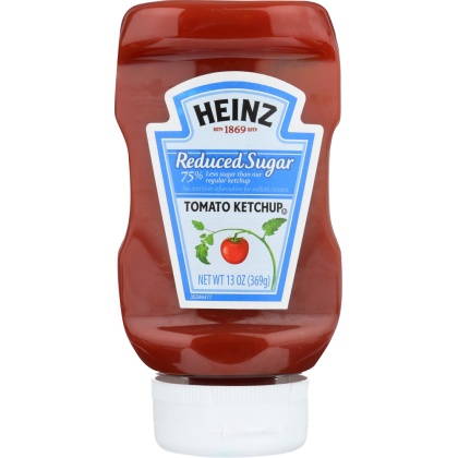 HEINZ: Ketchup Reduced Sugar, 13 oz