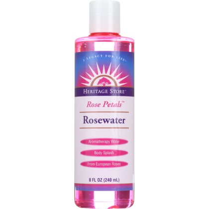 HERITAGE: Rose Petals Rosewater, 8 Oz
