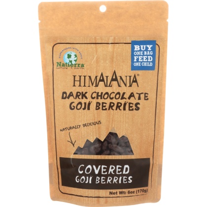 HIMALANIA: Dark Chocolate Covered Goji Berries, 6 oz