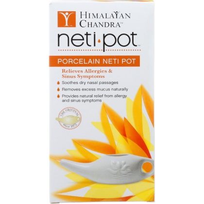 HIMALAYAN CHANDRA: Ceramic Neti Pot, 6 oz