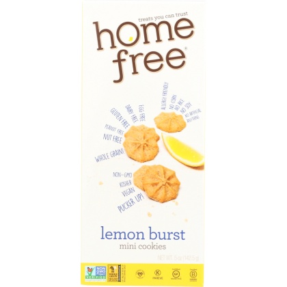 HOMEFREE: Cookie Mini Lemon Burst, 5 oz