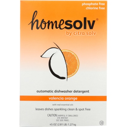 HOMESOLV: Citradish Automatic Dishwasher Detergent Valencia Orange, 45 oz