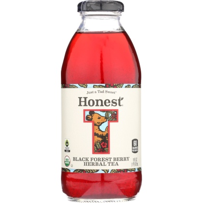 HONEST TEA: Organic Black Frost Berry Tea Bottle, 16 Oz