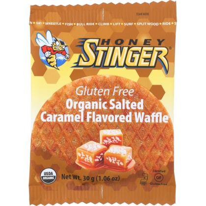 HONEY STINGER: Waffle Salted Caramel Gluten Free, 1 oz