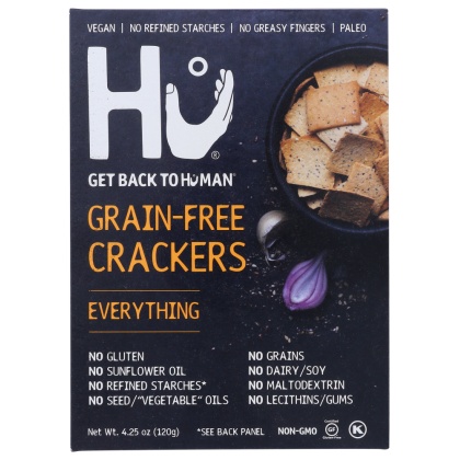 HU: Everything Grain-Free Crackers, 4.25 oz