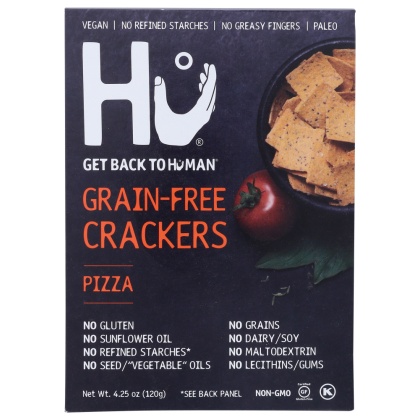 HU: Pizza Grain-Free Crackers, 4.25 oz