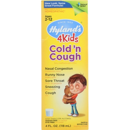 HYLAND\'S: 4 Kids Cold \'N Cough, 4 oz