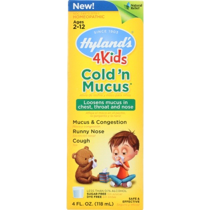 HYLAND\'S: 4 Kids Cold \'N Mucus, 4 oz