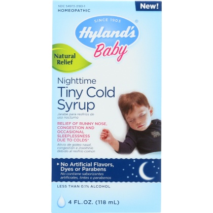 HYLAND\'S: Baby Nighttime Tiny Cold Syrup, 4 oz