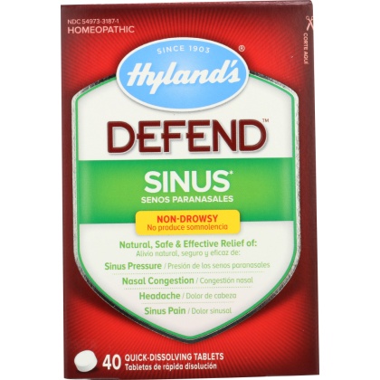 HYLAND: Sinus Defend, 40 tablets