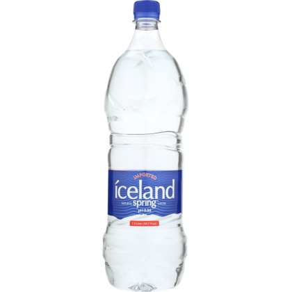 ICELAND SPRING: Natural Spring Water, 50.7 oz