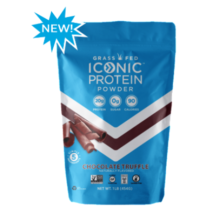 ICONIC: Powder Plant Protein Chocolate, 1 lb