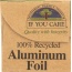 IF YOU CARE: 100% Recycled Aluminum Foil 50 sq ft, 1 ea