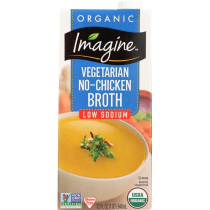 IMAGINE: Low Sodium No Chicken Broth, 32 oz