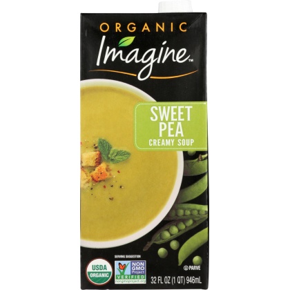 IMAGINE: Organic Creamy Sweet Pea Soup, 32 oz