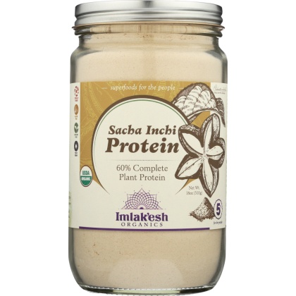 IMLAKESH ORGANICS: Sacha Inchi Protein Powder, 18 oz