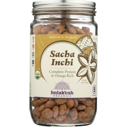 IMLAKESH ORGANICS: Sacha Inchi Seeds Wld Hrv, 16 oz