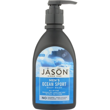 JASON: Body Wash Mens Ocean Sport, 30 fo