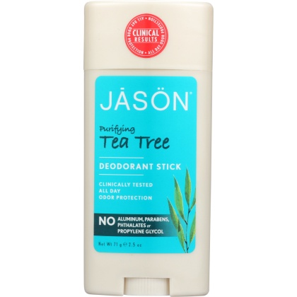 JASON: Deodorant Stick Purifying Tea Tree, 2.5 oz