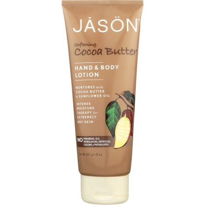 JASON: Hand & Body Lotion Softening Cocoa Butter, 8 oz