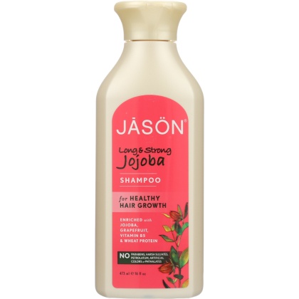 JASON: Pure Natural Shampoo Long & Strong Jojoba, 16 oz