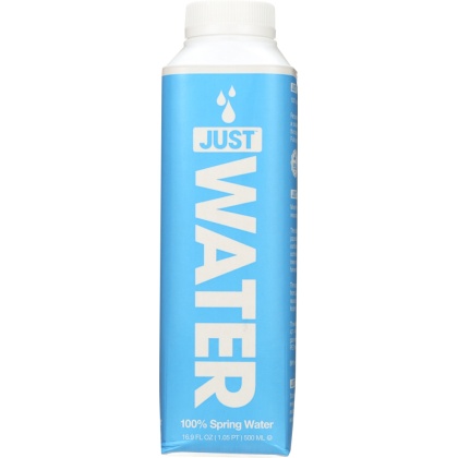 JUST WATER: Spring Water, 16.9 oz