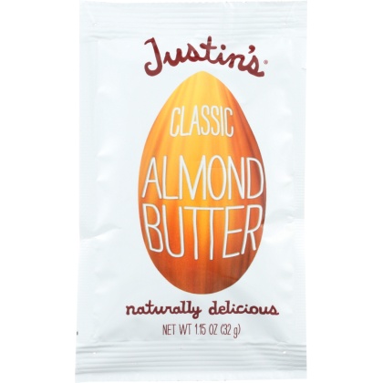 JUSTIN\'S: Almond Butter Squeeze Pack Classic, 1.15 oz