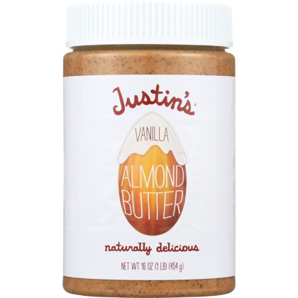 JUSTIN\'S: Nut Butter Vanilla Almond Butter, 16 oz