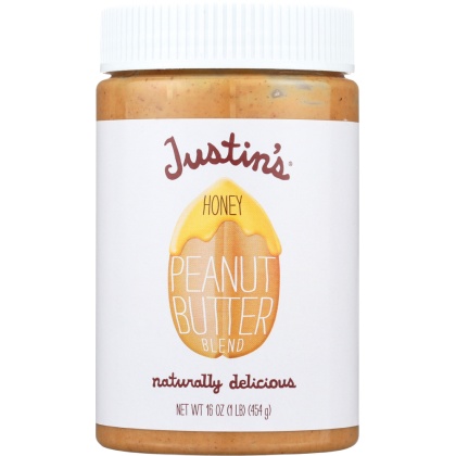 JUSTIN\'S: Peanut Butter Blend Honey, 16 oz