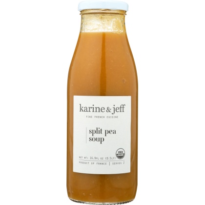 KARINE & JEFF: Soup Split Pea, 16.9 oz