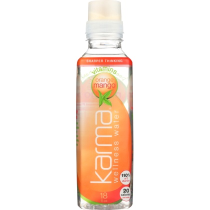 KARMA: Wellness Water Orange Mango, 18 oz