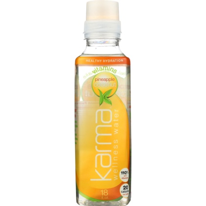 KARMA: Wellness Water Pineapple Coconut, 18 oz