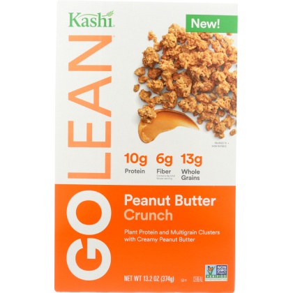 KASHI GO LEAN: Peanut Butter Crunch Cereal, 13.2 oz