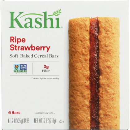 KASHI: Cereal Bar Ripe Strawberry, 7.2 oz