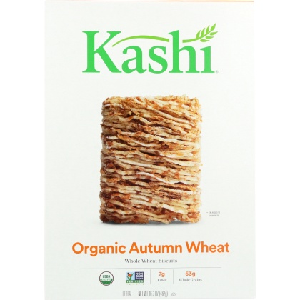 KASHI: Organic Whole Wheat Biscuit Cereal Autumn Wheat, 16.3 oz