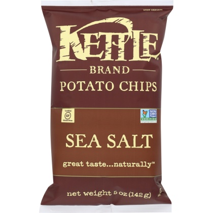 KETTLE BRAND: Potato Chips Sea Salt, 5 oz