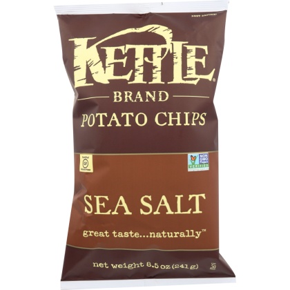 KETTLE FOODS: Sea Salt Potato Chips, 8.5 oz