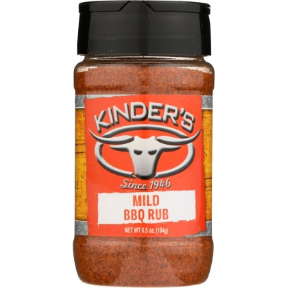 KINDERS: Mild BBQ Rub, 6.5 oz