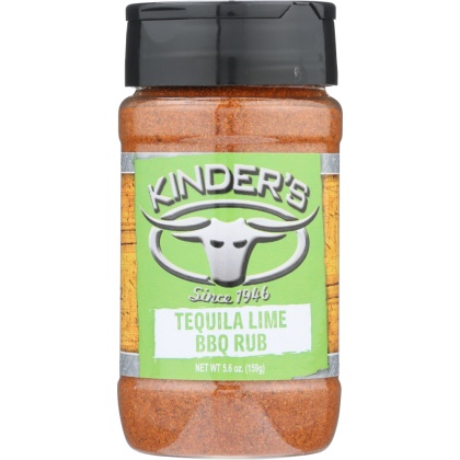 KINDERS: Tequila Lime BBQ Rub, 5.6 oz