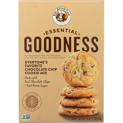 KING ARTHUR: Everyones Favorite Chocolate Chip Cookie Mix, 16 oz