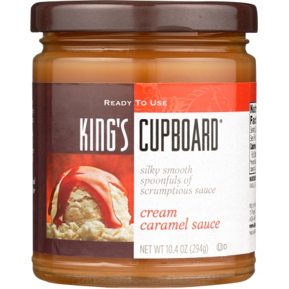 KINGS CUPBOARD: Cream Caramel Sauce, 10.4 oz