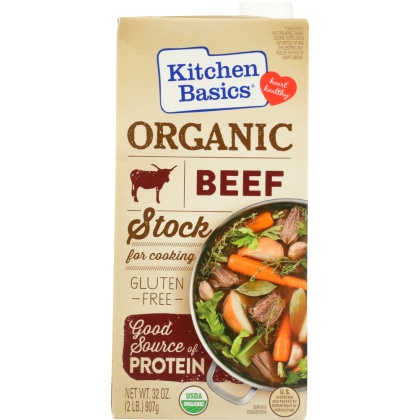 KITCHEN BASICS: Stock Beef Organic, 32 oz