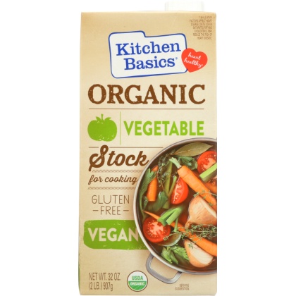 KITCHEN BASICS: Stock Vegetable Organic, 8.25 oz