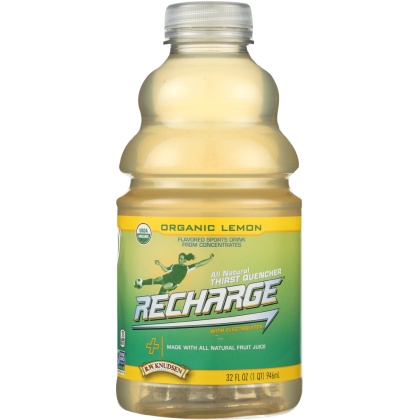 KNUDSEN: Juice Recharge Lemon Organic, 32 oz