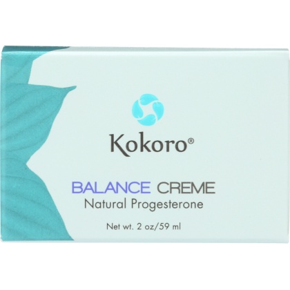 KOKORO: Balance Creme Natural Progesterone, 2 oz