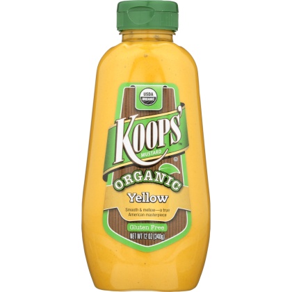 KOOPS\': Organic Yellow Mustard, 12 oz