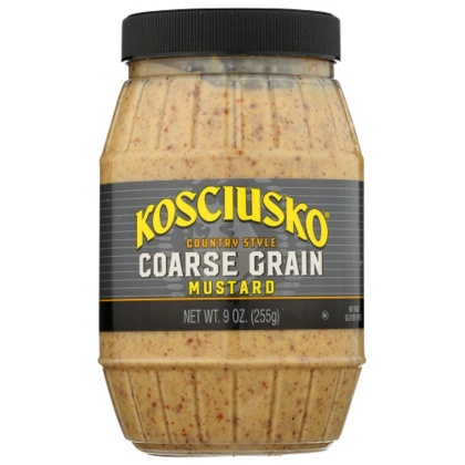 KOSCIUSKO: Country Style Course Grained Mustard, 9 oz