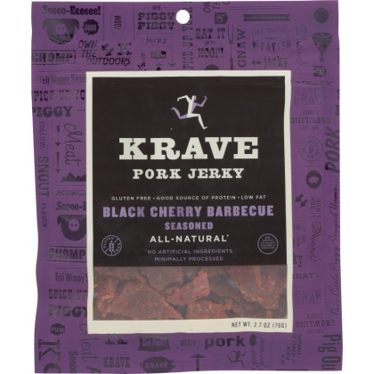 KRAVE: Pork Jerky Black Cherry Barbecue 2.7 Oz