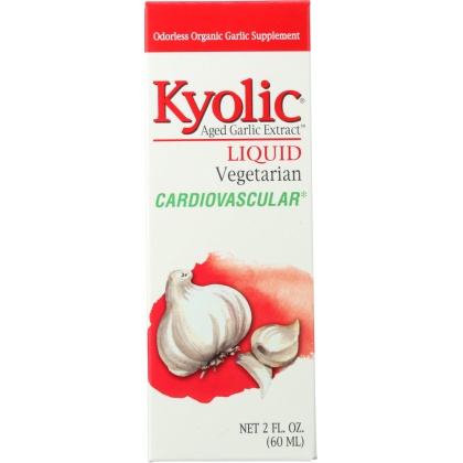 KYOLIC Aged Garlic Extract Vegetarian Liquid Plain, 2 oz