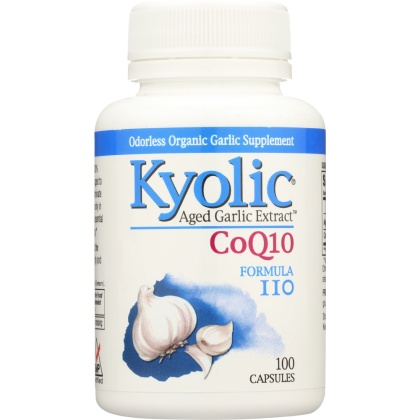 KYOLIC: Aged Garlic Extract CoQ10 Formula 110, 100 Capsules